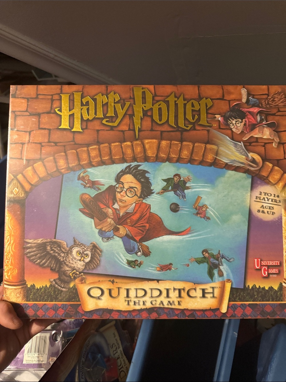 Harry Potter Quidditch The Game Board Game - Brown and Gold